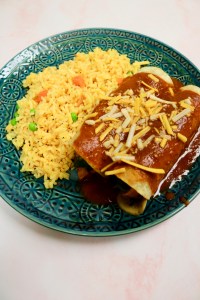 Vegan Enchiladas Roja | SoCo Vedge - Vegan Food Delivery Service | Narragansett, Rhode Island