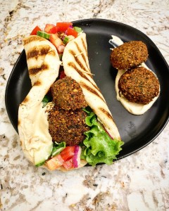 Vegan Harissa Falafel Wrap | SoCo Vedge - Vegan Food Delivery Service | Narragansett, Rhode Island