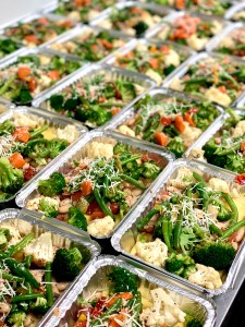 Vegan Creamy Polenta topped with Tuscan Cannellini Beans and Mixed Vegetables | SoCo Vedge - Vegan Food Delivery Service | Narragansett, Rhode Island