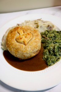 Vegan Beet Wellington with Mashed Potatoes and Creamy Spinach | SoCo Vedge - Vegan Food Delivery Service | Narragansett, Rhode Island